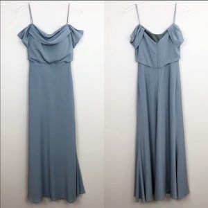 Jenny Yoo “Sabine” dress in Denmark Blue, Size 6